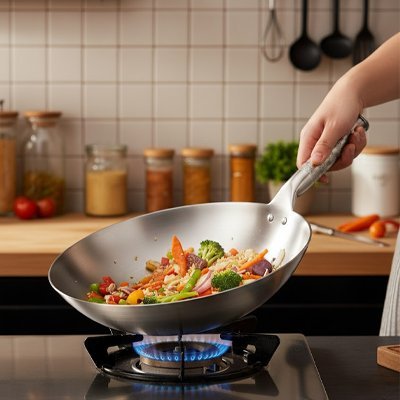 Poele wok 