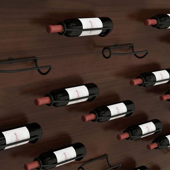 Porte bouteille mural